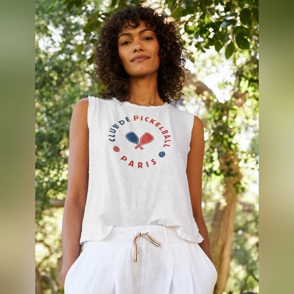 Sundry By "Anthropologie" Club de Pickleball Muscle Tee